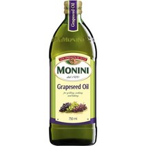 모니니 호주 Monini Grapeseed Oil 7 그레이프 씨드 오일 포도씨유 750ml, 1팩