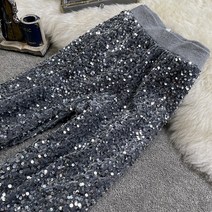 라스글로벌 블링블링 스팽글 조거 배기팬츠 패션바지