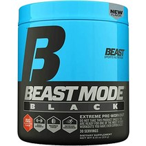 Beast Sports Nutrition 비스트 모드 블랙 비스트 펀치 8.47온스 - 전문가 수준의 사전 운동, 1개