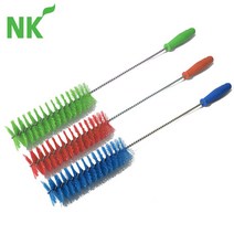 [식공구] 엔케이 배관청소솔 (6cm) / 배관 배수구 하수구 파이프 청소솔 주방용품 식품공장 업소용 HACCP, 빨강