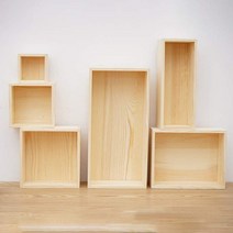 나무 상자 공간 박스 도어형 원목 칼라 수납 책장, 70308CM【12후판외경】