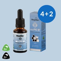 메가맥스 프로폴리스 액상 원액 리퀴드 스포이드 25ml propolis liquid tincture 4+2 (6개) 해외직구