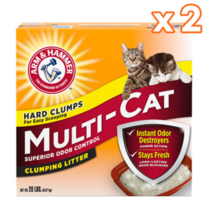 고양이 모래 암앤해머 멀티캣 스트랭스 캣리터 다묘가정 응고형 9kg 2개