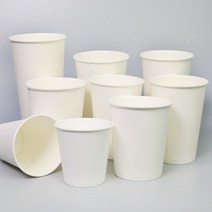 무지 종이컵, 12온스 (440ml) 1000개