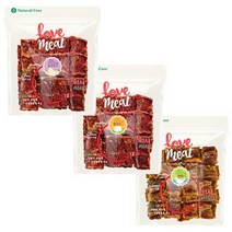 네츄럴코어 천연간식 러브미트3종160g강아지간식, 미니스테이크160g 연어, 선택사항