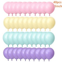 파티용품 풍선 아프리카별풍선 다이소풍선막대 구름 무지개 케이크 토퍼생일 장식일 생일 파티 장식 유 토퍼 샤워 세례식, 30 40pcs 5inch