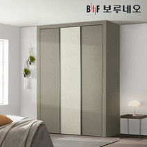 [보루네오] 10cm 패브릭 여닫이 작은방 붙박이장 5자 6자 7자, 상세 설명 참조