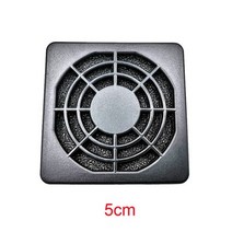 3D프린터 부품 소모품 먼지 커버 플라스틱 방진 인터넷 컴퓨터 케이스 팬 3 개 AC, 5CM