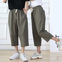 남여공용 세상편한 린넨 스판 배기팬츠