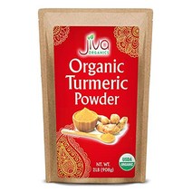 Jiva Organics 강황 커큐민 유기농 파우더 커큐민 3% 454g, 2파운드(1팩)