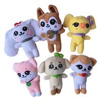 아이브 미니브 인형 골라담기 대형 쿠션 파우치 키링 스티커, 강안지(유진), 미니브 인형 25cm