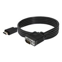 HDMI to VGA RGB 노트북 모니터 빔프로젝터 연결케이블, 2M, 2m