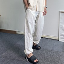 바스락 나일론 아이스 조거 스트링 팬츠