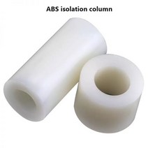 토우 앙카 석고 단열 컬럼 플라스틱 포스트 스트레이트 스루 나일론 슬리브 ABS 가스켓 원형 구멍 기둥 간격 M3M4M5 100Pcs 143936, M3 X D7, 30mm