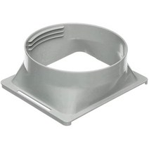 Gudoread 15cm(5.9인치) 15.2cm(6인치) 휴대용 에어컨 배기 호스 커플러 AC 유닛 튜브 커넥터 에어컨 액세서리 및 부품 윈도우 어댑터 젠더 (정사각형) 105, Square