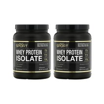 (1+1 ) CGN Whey Protein Isolate 웨이프로틴 아이솔레이트 무향 454g x 2개 캘리포니아 골드 뉴트리션
