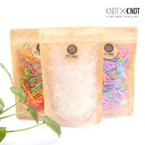 [KNOTXKNOT] ver.2 고무줄맘편히 tpu 고무줄 50g+10g+미니집게2p