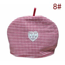 티코지 편안한 코튼 프린트 가정용 찻주전자 단열 주방 먼지 1pc, 4.8, 1개