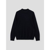 갤럭시 갤럭시 GX BLACK ECO 울 하프넥 스웨터 네이비 (GA1951O03R)