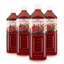 김소형원방 오미자청 문경 오미자원액 1L, 4병