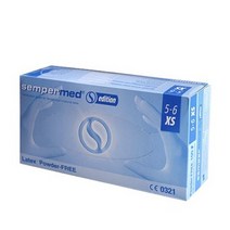 홀스팜 Sempermed EDITION 라텍스 장갑 XS, 5개, 100개