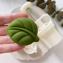 [바잉컴_해외직구] 월병틀 화과자 스탬프 (동글나뭇잎)