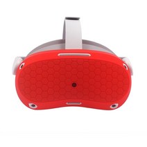 VR 블록체인 VR게임소프트 슬리브 실리콘 보호 커버 케이스 피코 4 VR 헤드셋 안경 액세서리용, 03 Red