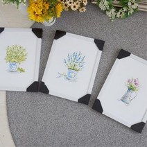 신혼부부선물 꽃그림액자 3종 홈데코 카페인테리어 작품액자 거실그림 특별한선물, 선택_C - Type