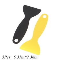 5Pcs 3D 프린터 부품 SLA DLP 수 지 특별 한 도구 세트 플라스틱 삽 제거 수 지 탱크에 대 한 검은 스페이드 주걱, Black