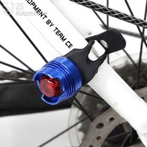 JS automotive 자전거 전동킥보드 싸이클 야간 LED 미니라이트 전조등 후미등 안전등 악세사리용품, 컴팩트루비라이트 - 블루