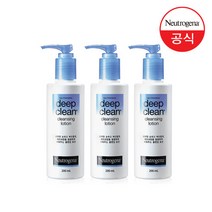 뉴트로지나 [뉴트로지나] 딥클린 클렌징 로션 200ml x3, 단품없음