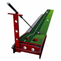 퍼팅 연습기/골프/스윙/레일/매트/일반형/원목형, 퍼팅연습매트 일반형 TL004