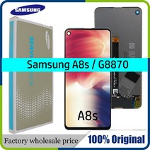 삼성 갤럭시 A8S G8870 G887FZ LCD 디스플레이 화면 교체 디지타이저 어셈블리 용 기존 6.4 LCD SAMSUNG A9 Pro 2019, 검정