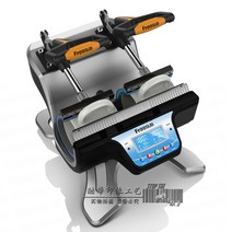 머그컵 열 프레스기 열전사 2구 프린팅 도장 기계