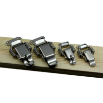 스프링 버클 캐비넷 DIY 가방 가구 상자 제작 수리 교체 부속 부자재 클램프 클럼프 걸고리 잠금장치 경첩 달기 스텐 매미고리 소형 민자, 대형, 잠금형