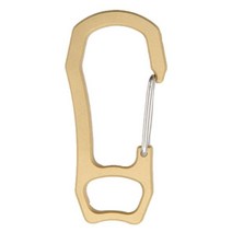 야외 캠핑 하이킹 황동 봄 스냅 후크 잠금 Carabiner 키 체인 버클, [01] Brass Color