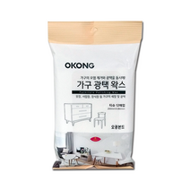 철공자닷컴 오공 가구 광택 왁스 티슈 원목 식탁 테이블 옷장 서랍장 장식장 코팅 관리 오염 제거, 포장형 9개입 EA