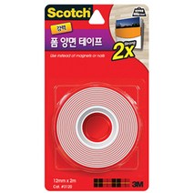 3M 스카치 강력 폼양면테이프 3120 12mm x 2m