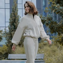 614456 안다르 기모 스웻 오버핏 집업 ALFJK01