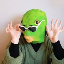 웃긴 물고기 외계인 가면 할로윈 파티 동물 마스크 인싸템 관, 없음