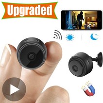 실외 실내 현관 무선 cctv 감시카메라 가정용 초소형 micro home wireless video cctv mini security 감시 wifi ip camara 272, 씨엔, 검은 색