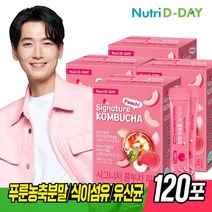 뉴트리디데이 시그니처 콤부차 피치 4박스 총120포, 4개