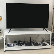 철제 티비 다이 거실장 TV 선반 T22, 1100x500, 900, 화이트