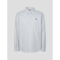 [빠른출고]/빈폴 BEANPOLE MEN [REGULAR] 윈도우 체크 옥스포드 셔츠 블랙 (BC2164O025)
