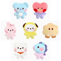 방탄 소년단 BT21 미니니 플랫 쿠션/인형, 혼합/타타
