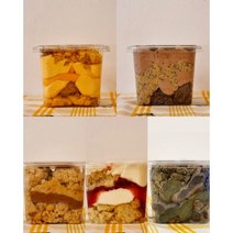 [옐랑옐랑 디저트] 시그니처 디저트 떠먹까까 5종, 요거트딸기