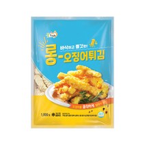 굿프랜즈 롱오징어튀김 1000g, 2개