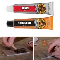 세라믹 PVC 금속 10분경화 고강도 2액형 방수 에폭시접착제 가구수리 나무 메꿈 의류
