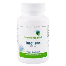 Seeking Health Vitamin B2 Riboflavin 400mg 시킹 헬스 비타민 B2 400mg 60캡슐