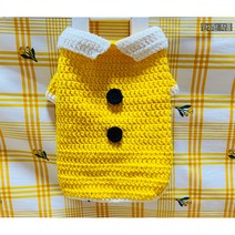 [코바늘 DIY 키트] 강아지 유치원 원복 만들기, 기본세트 + 실 추가 2볼